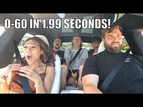 TESLA MODEL S PLAID LAUNCH REACTIONS! *Funny* (Ep. 2)