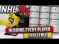 Is It Possible To Injure Every Single Player on the Opposing Team? (NHL 18 Challenge)