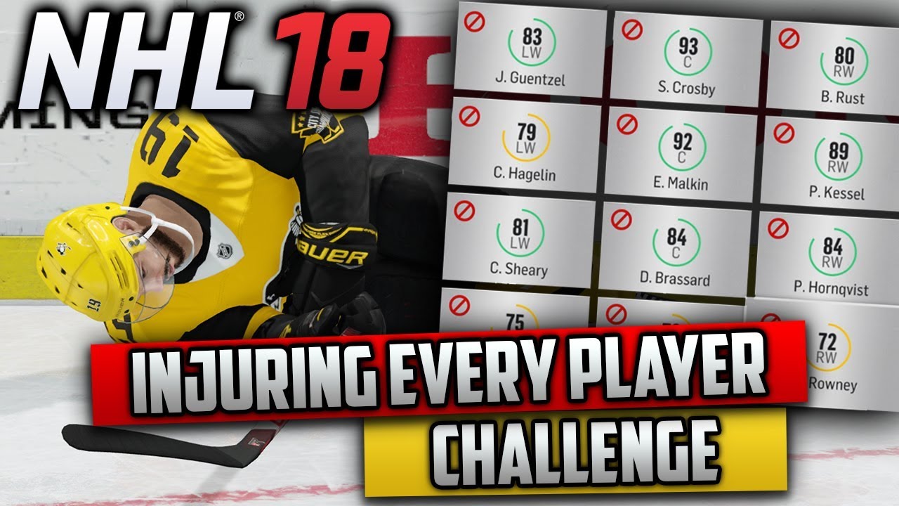 Is It Possible To Injure Every Single Player On The Opposing Team NHL