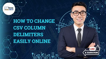 How to Change CSV Column Delimiters Easily – Convert Commas, Tabs, and More! Online Tools Master