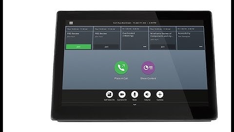 Polycom RealPresence Touch Overview - VISITELECOM