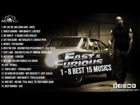 Fast \u0026 Furious 1 8 Top 15 Best Music fast and furious film 720p