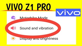 VIVO Z1 PRO - Sound Problem or Speaker Not Working Audio Problem Solved in VIVO Phone