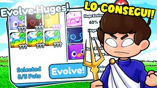 EVOLUCIONO 1 PET HUGE y TENGO LA SUERTE DE LOS DIOSES!!! 😱✨ Roblox Pet Simulator X