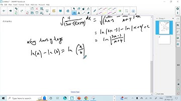 A Level maths -  year 2   (p2) -  integration using partial fractions