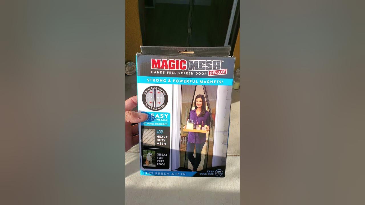 All Star Marketing MM011124 Magic Mesh Hands Free Screen Door