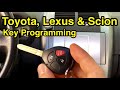 How to program any Toyota, Lexus, or Scion chip key