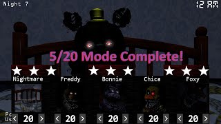 Fnaf Watch Your Nightmares I Beat 520 Mode