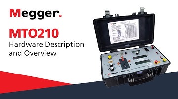 Megger MTO210: Hardware Description and Overview