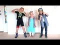 👔👗KIDS CLOTHES SWAP CHALLENGE! 👨🏼👩🏻👦🏽👧🏽👦🏽👶🏼 Siblings swap clothes!