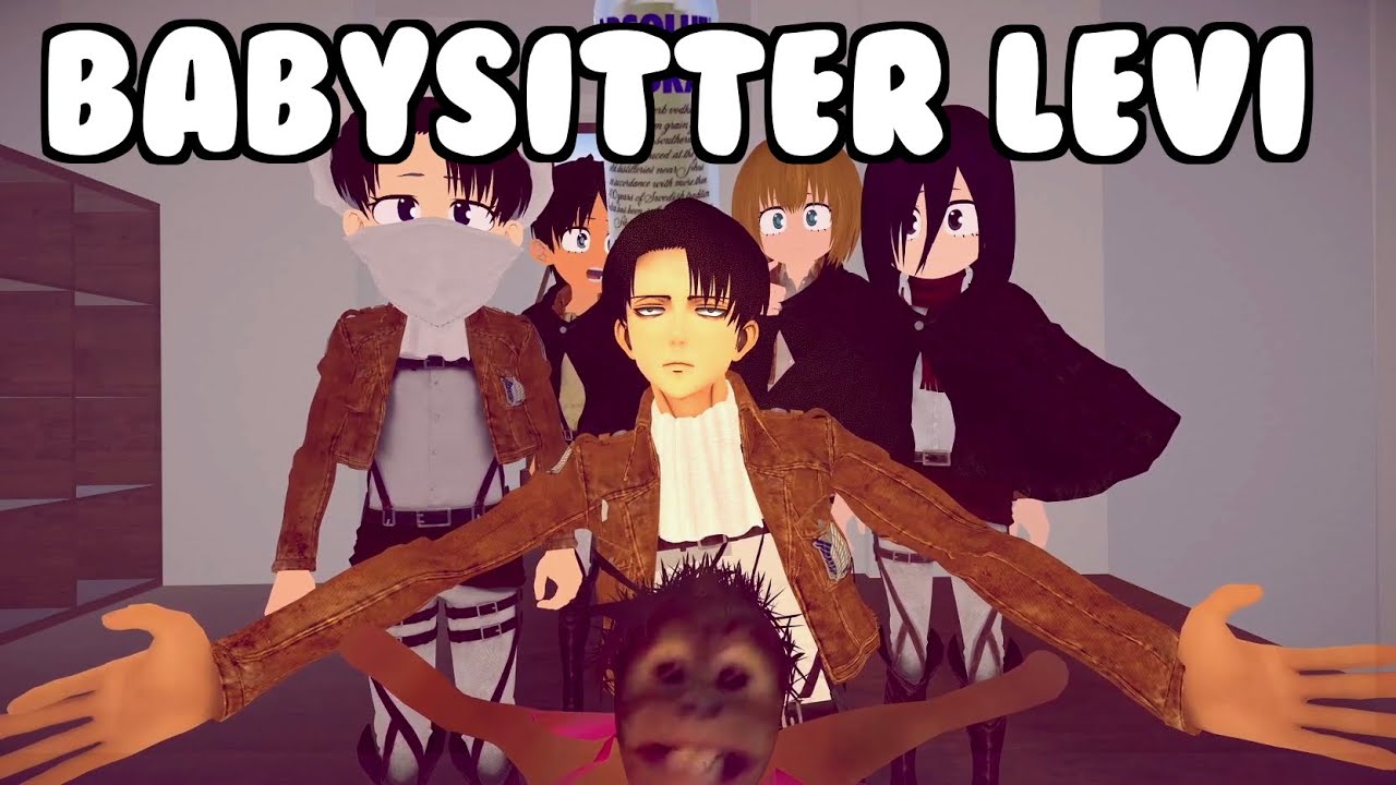 Леви нянчится со скаутами (AOT VR)