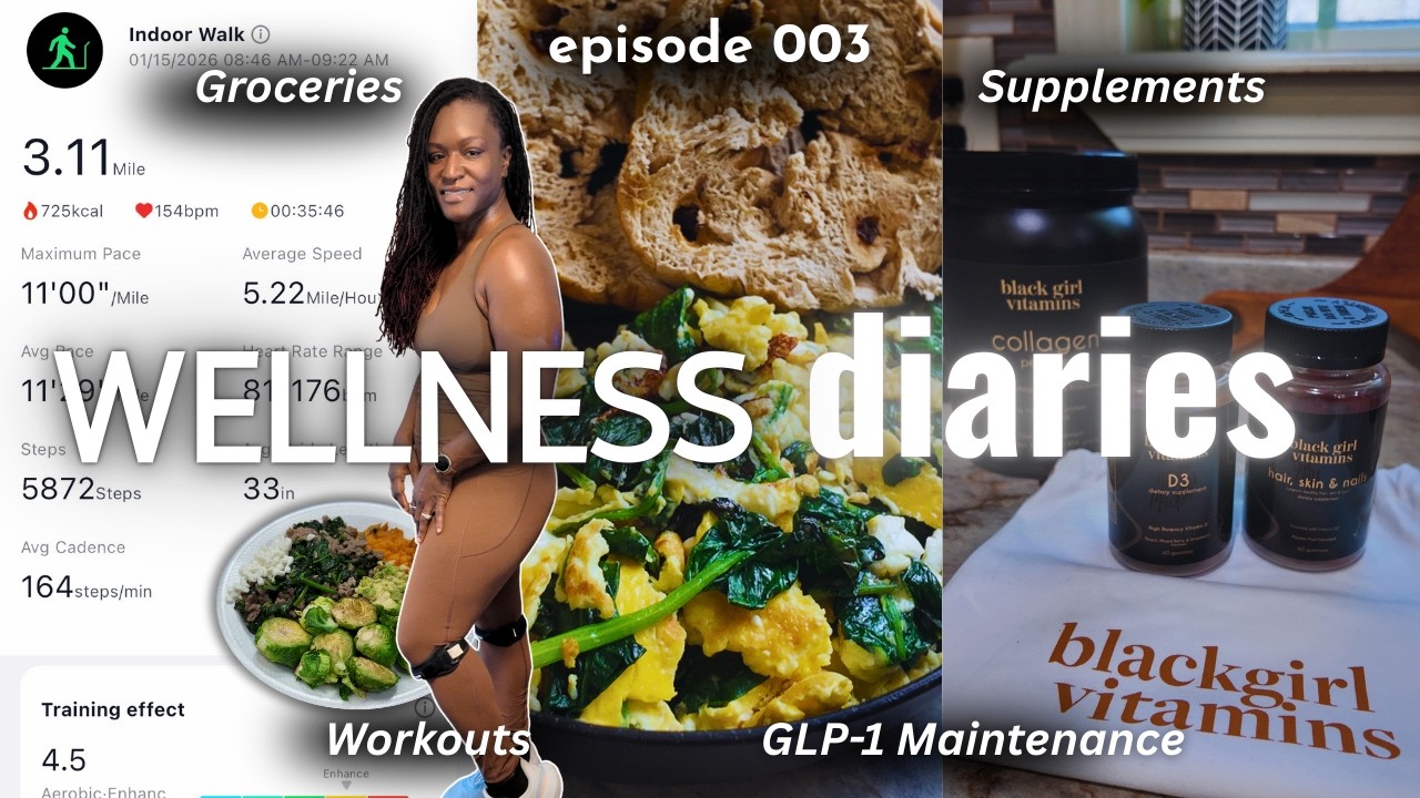 High Protein Meals, Weekly Reset, GLP1 Maintenance Update, Let Them | WELLNESS DIARIES ♡ Ep 003