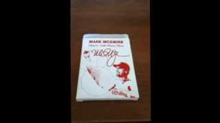 Mark McGwire 22k Gold Card Break