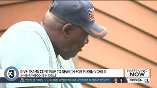 Search effort underway for missing child on Wisconsin River