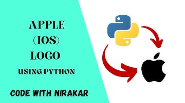 Making apple (IOS) Logo using #python | CODE WITH NIRAKAR