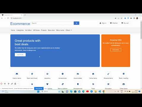 Angular 16 Free Responsive Ecommerce Website template Home Page 2 Working Demo