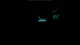 html and Css spinner  #video