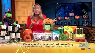 Dorothy Cascerceri shares Halloween party tips on San Diego Living on the CW San Diego