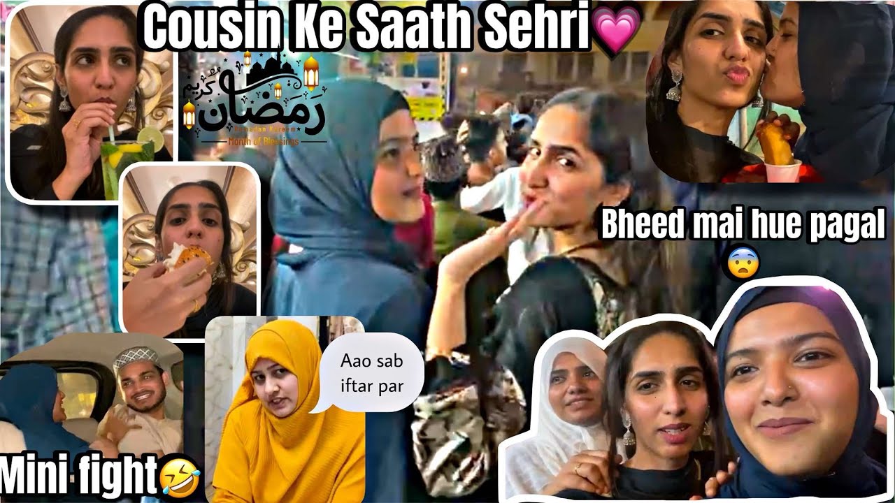 Sehri at Mohammed Ali road🍛| Bheed me hue lafde 😢| Salman khan ko dekhne sab pohche?😂