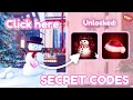 TOP HIDDEN SECRETS IN WINTER &amp; CHRISTMAS UPDATE SECRET CODES, FREE ITEMS,BADDIE PASS [NOVEMBER 2025]
