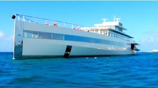 Ever Seen Steve Jobs MEGAYACHT 'Venus'? Here it is in St Maarten, CARIBBEAN!