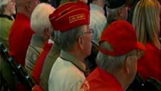 Veterans gather at Arena to pay their respects