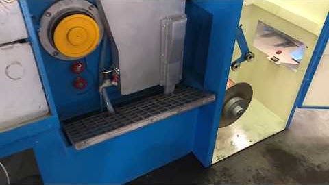 HXE-22DWT Fine wire drawing machine with annealing (Testing before shipping to Russia)