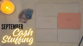 SEPTEMBER CASH STUFFING | SINKING FUNDS | SAVINGS CHALLENGE