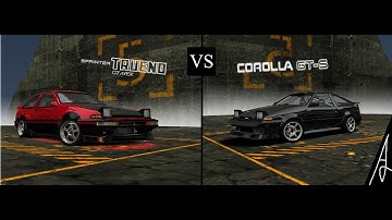 Need For Speed: Most Wanted Mod Showcase 1983 Toyota Sprinter Truneo VS 1986 Toyota Corolla GT-S