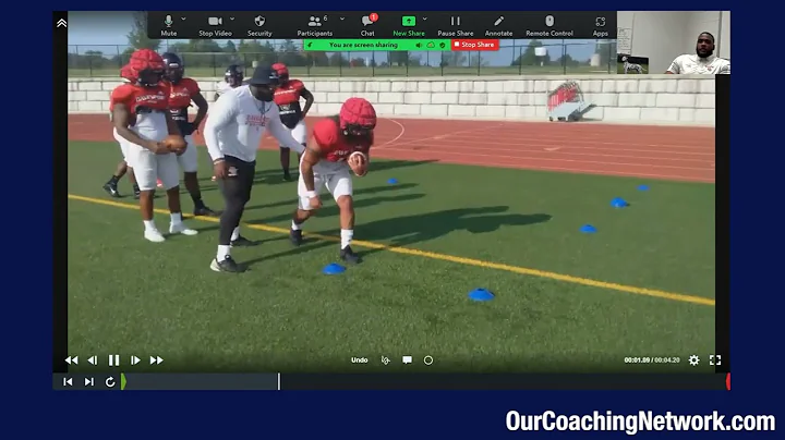 Juwan Lewis Talks Running Back Drills (Figure 8 Dr...