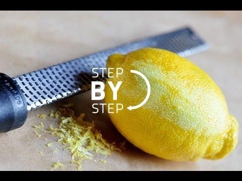 How to Zest a Lemon Like a Pro OR Easy Way to Zest a Lemon - YouTube