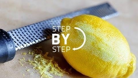 How to Zest a Lemon Like a Pro OR Easy Way to Zest a Lemon