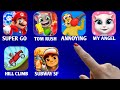 Super Bino Go Tom Time Rush Annoying Uncle Punch Game 
