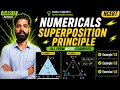 Superposition Principle Numericals ⚡ NCERT Examples 1.5 &amp; 1.6 + Exercise 1.6 | Class 12 P(Part 8)