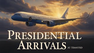C-32A Arrivals for POTUS 47 – Twin U.S. Government 757s Touch Down at Stansted