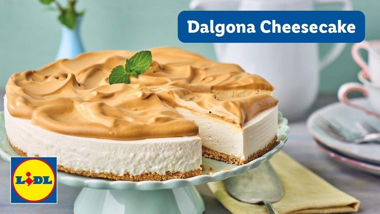 No bake Dalgona Cheesecake Einfach Lidl Kochen YouTube