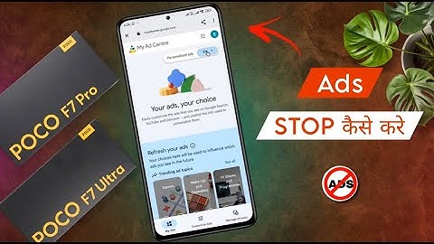 Poco F7 Pro Ads Remove | How to Disable Ads in Poco F7 Ultra