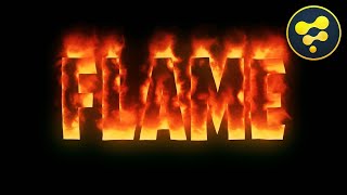 Procedural Fire Text Animation | Fusion in Tamil | LMWS