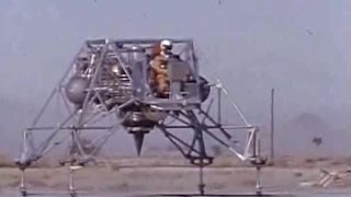 Nasa Moon Lander Simulator Test Bed - 1960S - Charliedeanarchives Archival Footage