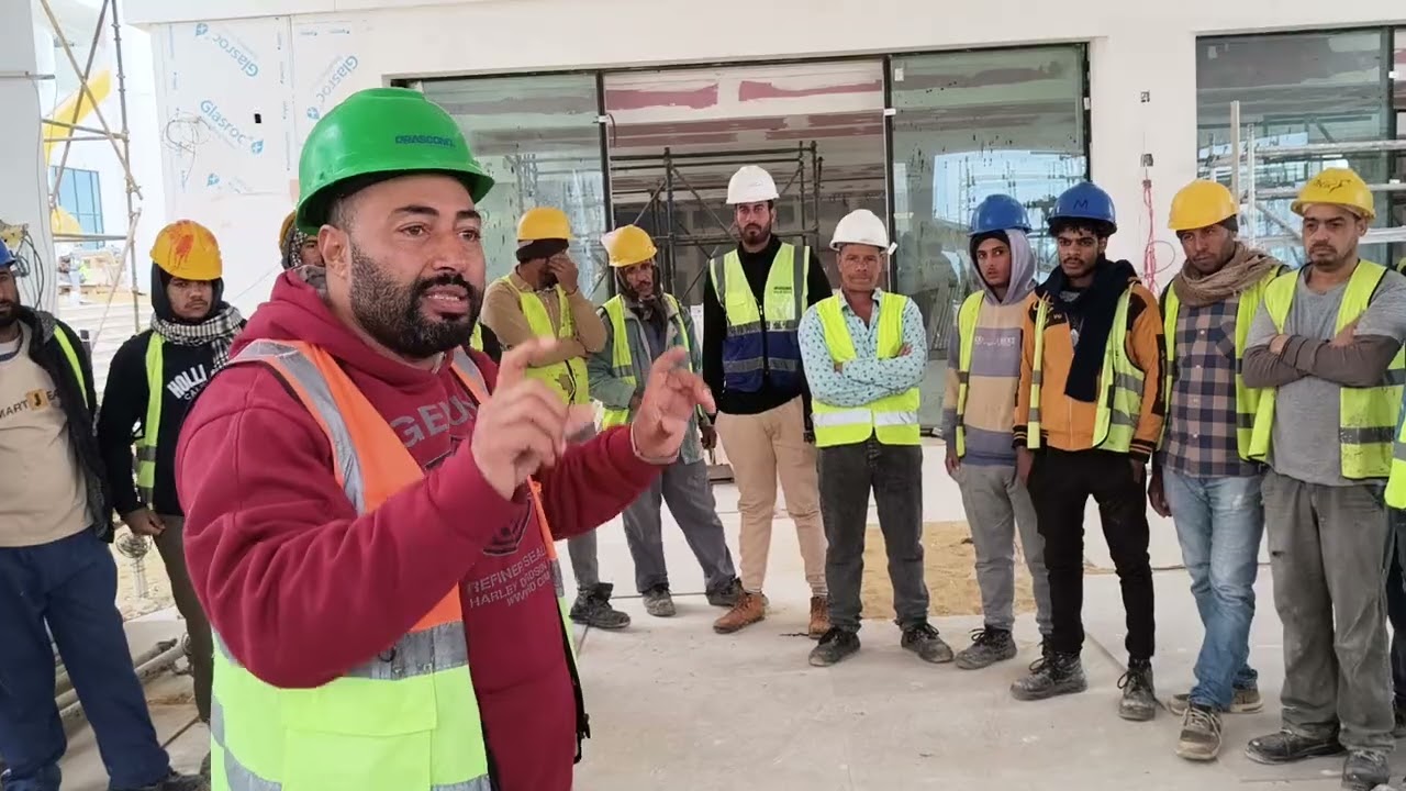 محاضره عملى عن السلامة في السقالات 