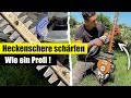 Wie schärft man eine HECKENSCHERE? 3 EINFACHE Methoden!