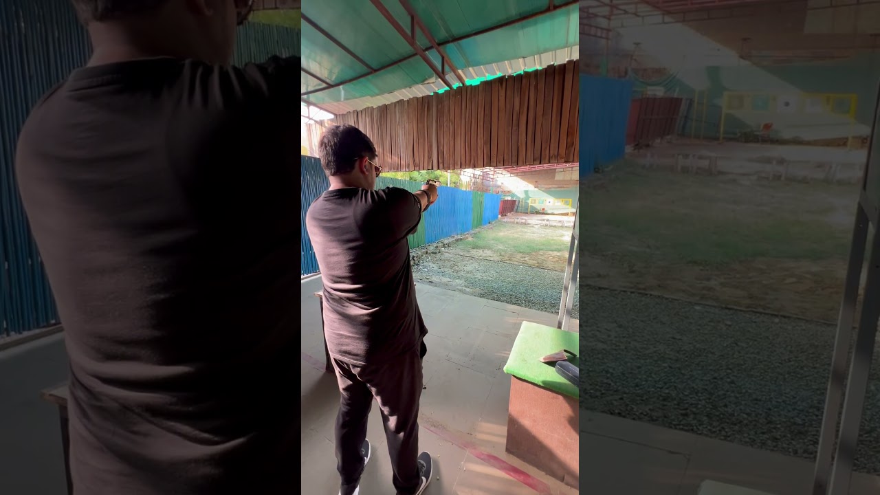 Webley fox .32 acp firing from 25 metre