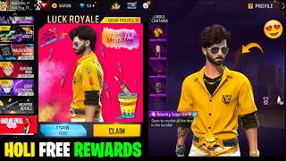 Holi All Free Rewards 2026  Magic Cube Confirmed  Holi Event Free Rewards  Free Fire Holi Events