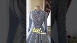 فساتين سهره ازياء تصميم جسميكو Fashion design models evening dresses التاج للاقمشه taj.