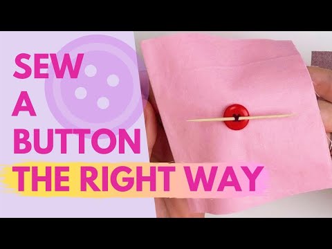 Speedy Button Sewing by Hand - Sew4Home