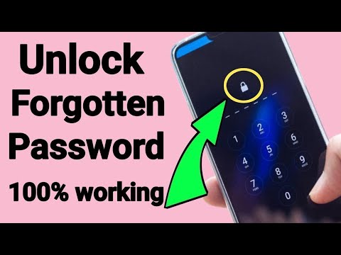All Mobile pin unlock fix password remove just in 30 second | How to unlock any Screenlock mobile