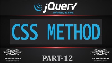 12 | CSS Method jQuery | jQuery CSS Method | jQuery CSS | CSS Function In jQuery (Hindi/Urdu)