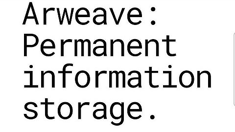 Arweave Unveiled: The Future of Permanent Storage? 📦🔒$AR : Revolution or Illusion? 🧐💾