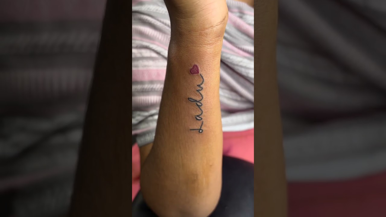 Name tattoo//book your slot soon guys inkspot tat2oo