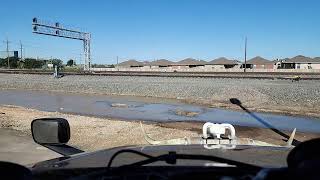 Railfanning BNSF trains from Amarillo Texas  7/3/23